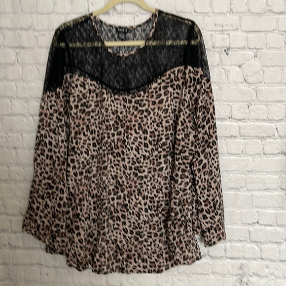 Torrid Leopard Print Blouse - Picture 9 of 11